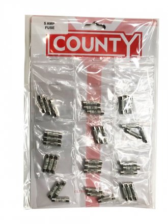 County 5 Amp Fuses - 3 Pack