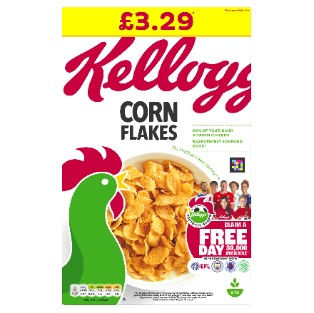 KELLOGGS CORNFLAKES £3.29