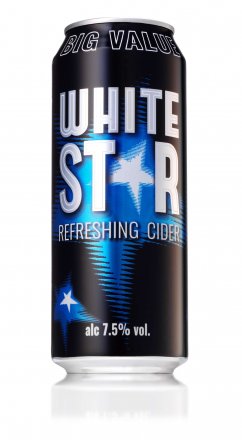 White Star Cider Can