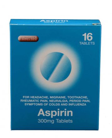 Aspar Asprin Blister Pack