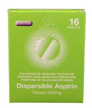 Aspar Dispersible Asprin Blister Pack