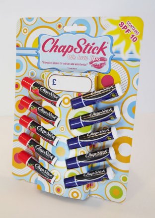Chapstick Flavoured Tent Card - Pack of 10/8