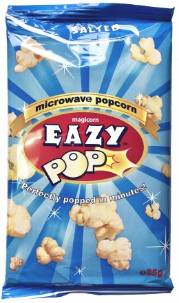 Magicorn EazyPop Microwave Popcorn Salted