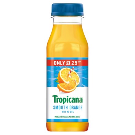 Tropicana Smooth Orange with No Bits 250ml £1.25