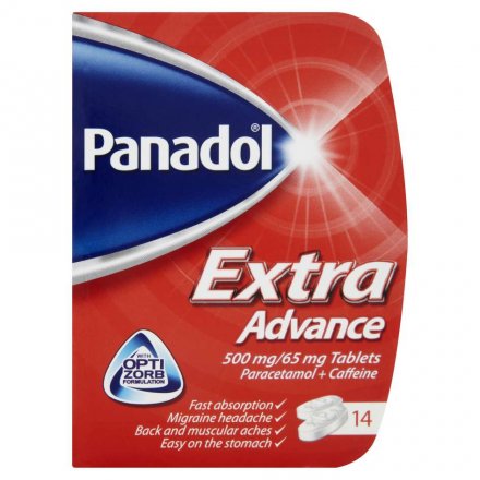 Panadol Extra Adv Tab 500/65Mg