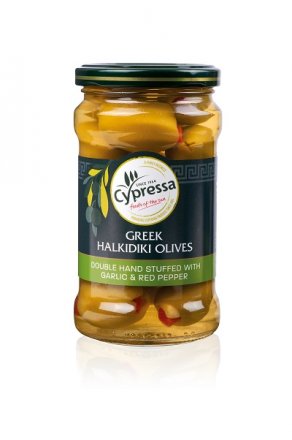 Cypressa Green Olives Stuffed with Garlic