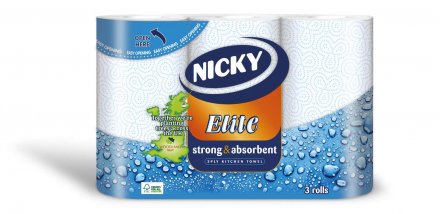 Nicky Elite 3ply Kitchen Towel - 3 Pack
