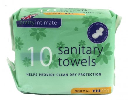 Pretty Intimate 10 Sanitary Towels - Normal
