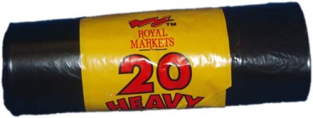 Royal Markets Refuse Sacks Roll 20 C/20