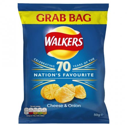 Walkers Cheese & Onion Grab Bag