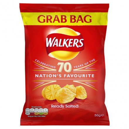Walkers Ready Salted Grab Bag