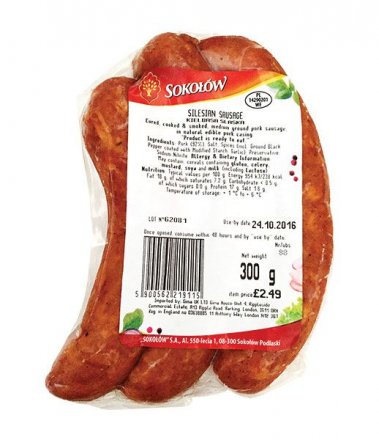 Sokolow Slaska Sausage PM £2.69