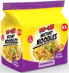 Ko-Lee Noodles Curry Multi Pack PM £1