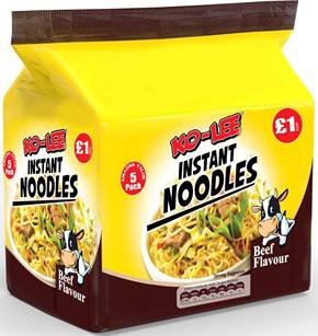 Ko-Lee Noodles Beef Multi Pack PM £1