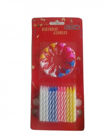 GSD Birthday Candles - 24 Pack