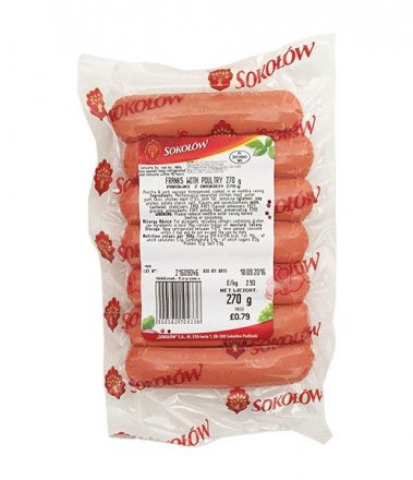 Sokolow Franks With Poultry PM 99p