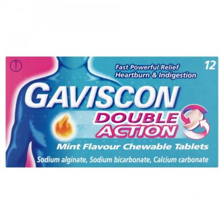 Gaviscon Double Action Tablets 12x12s