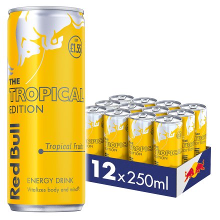 Red Bull Energy Drink Tropical Edition 250ml, 12 Pack PM 1.55
