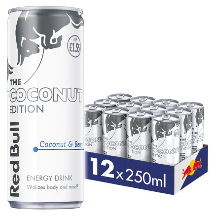Red Bull Energy Drink Coconut Edition 250ml, 12 Pack PM 1.55