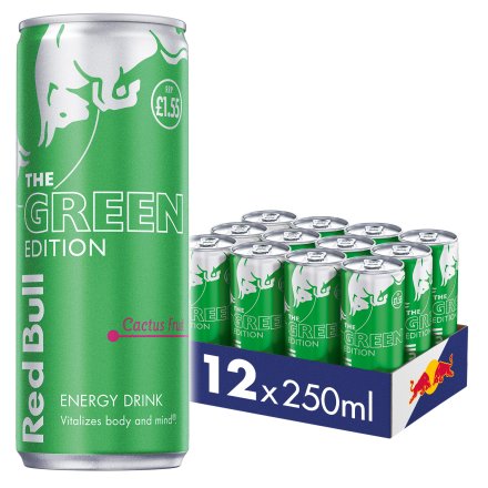 Red Bull Energy Drink Green Edition 250ml, 12 Pack PM 1.55