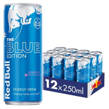 Red Bull Energy Drink Blue Edition 250ml, 12 Pack PM 1.55