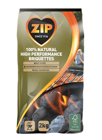 Zip Charcoal briquettes 100% natural