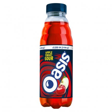 Oasis Apple & Cherry Sour PM £1.09/2 for £2