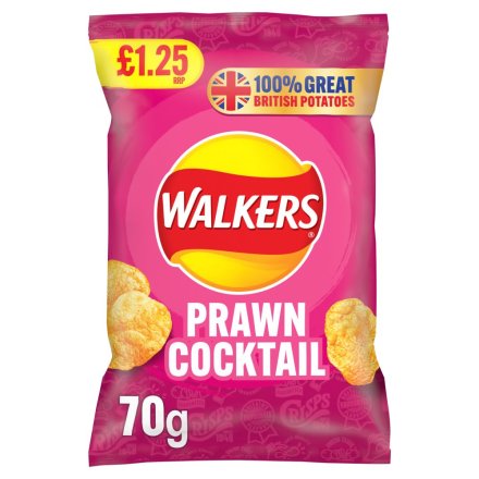 WALKERS PRAWN COCKTAIL £1.25