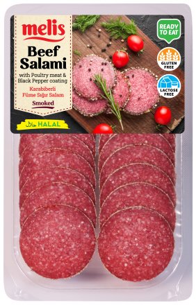Melis Beef Salami With Black Pepper Coating PM £1.29