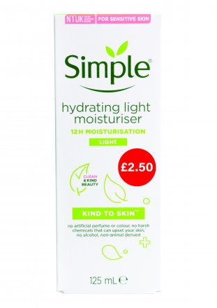 Simple Hydrating Light Moisturiser PM £2.50