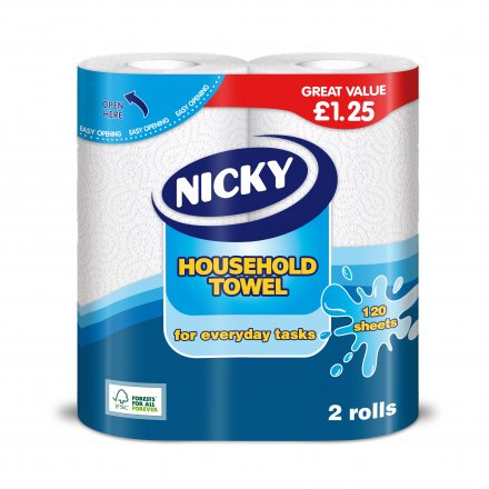 Nicky Household Kitchen Towel PM £1.25