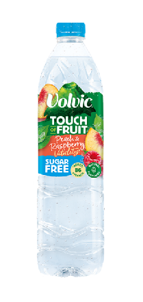 Volvic Touch of Fruit Peach Raspberry Sugar Free
