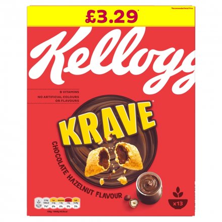Kellogg's Krave Hazelnut PM £3.29