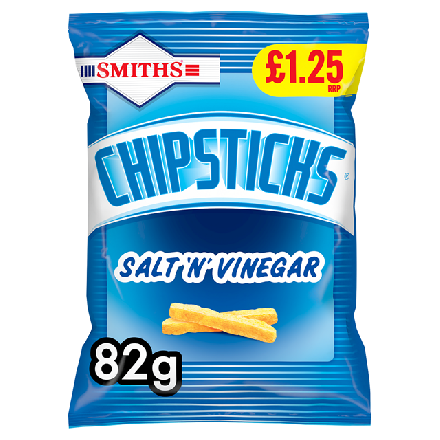 Walkers Chipsticks Salt + Vinegar PM £1.25 82g