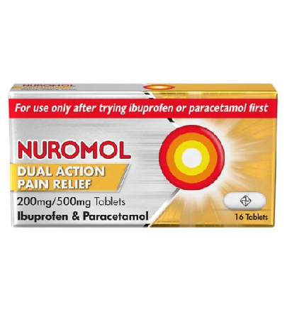 Nuromol Dual Action Ibuprofen & Paracetamol