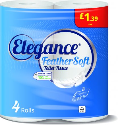 Elegance FeatherSoft Toilet Tissue PM £1.39