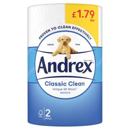 Andrex Classic 2 Roll PM £1.79