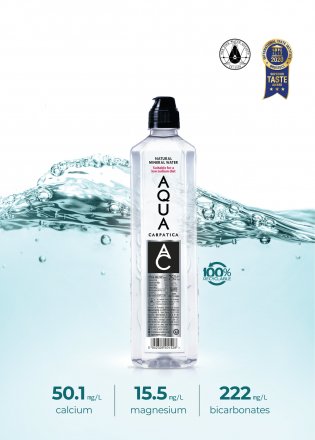 AQUA Carpatica Still Natural Mineral Water Sports Cap