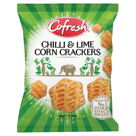Cofresh Corn Cracker Chilli Lime 60g