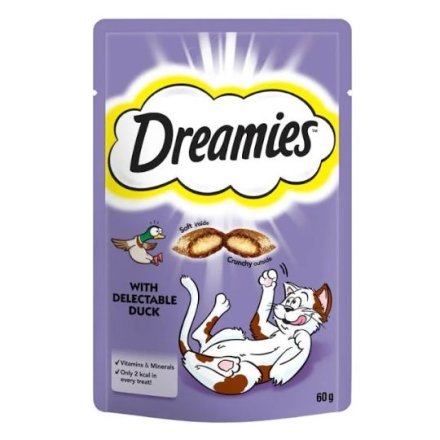 Dreamies Cat Treats Duck 60g
