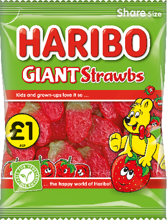 Haribo Giant Strawbs PM £1