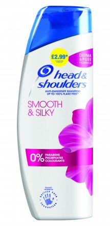 Head & Shoulders Smooth Silky Anti Dandruff Shampoo PM £2.99