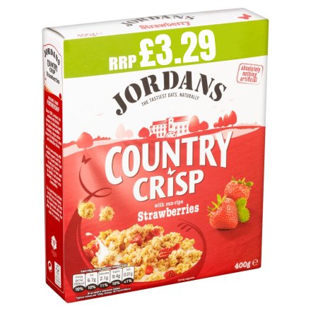 Jordan's Country Crisp Strawberry £3.29 PM 400g
