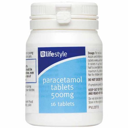 Lifestyle Paracetamol Tub 16's