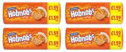 McVities Hobnob/ Ginger Nut/ Shortcake PM £1.59