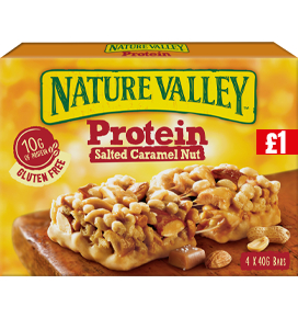 Nature Valley Protein Bar Salted Caramel PM £1 40g