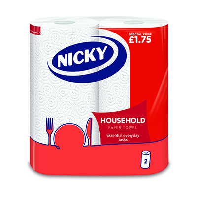 Nicky Household Towel PM £1.75 2's