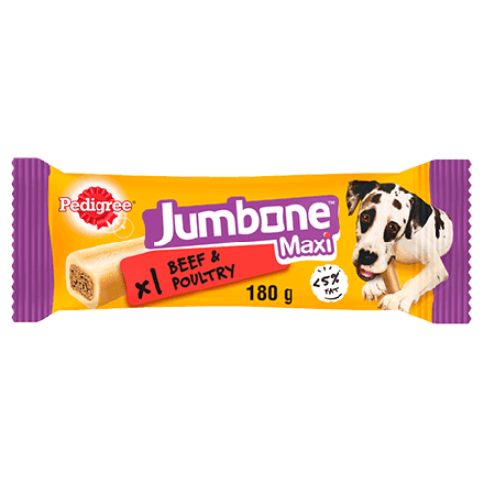 Pedigree Jumbone Medium Dog Low Fat Treats with Beef and Poultry 2 Chews