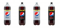 Pepsi Diet/ Max/ Max Cherry/ Max Raspberry PET PM £1.99