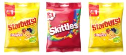 Skittles & Starbust PM £1